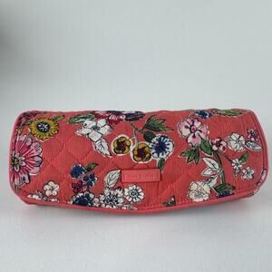 Vera Bradley Makeup Case Quilted Floral Sunglass Pouch Travel Accessory Organize